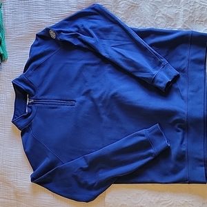 Holderness and Bourne quarter zip mens pullover. Size Large. Tailored fit.